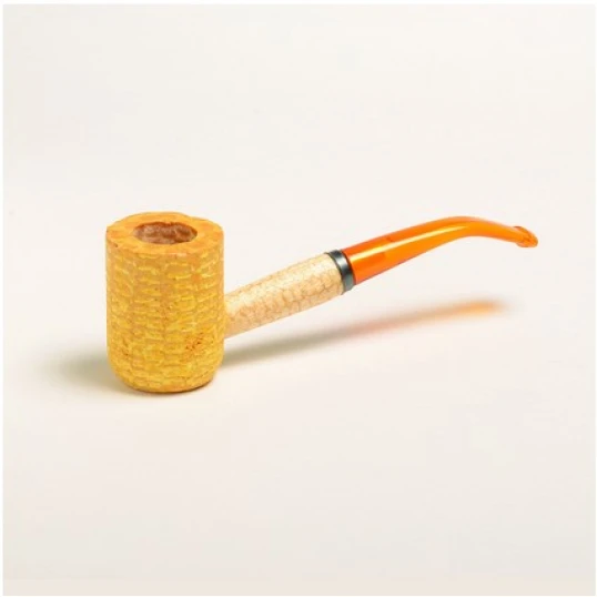 Missouri Meerschaum Corn Cob Legend kukoricacsutka pipa hajlított szárral és 6 mm-es filterrel – 5th Avenue kazán - Kukorica pipa