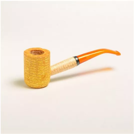 Missouri Meerschaum Corn Cob Legend kukoricacsutka pipa hajlított szárral és 6 mm-es filterrel – 5th Avenue kazán