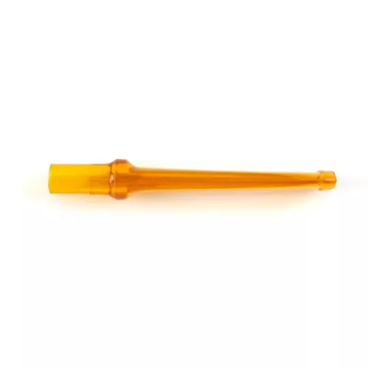 Missouri Meerschaum dán típusú egyenes kukorica pipa szopóka, 6mm filteres pipákhoz - sárga