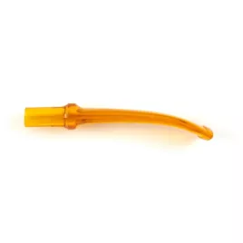 Missouri Meerschaum dán típusú hajlított kukorica pipa szopóka, 6mm filteres pipákhoz - sárga