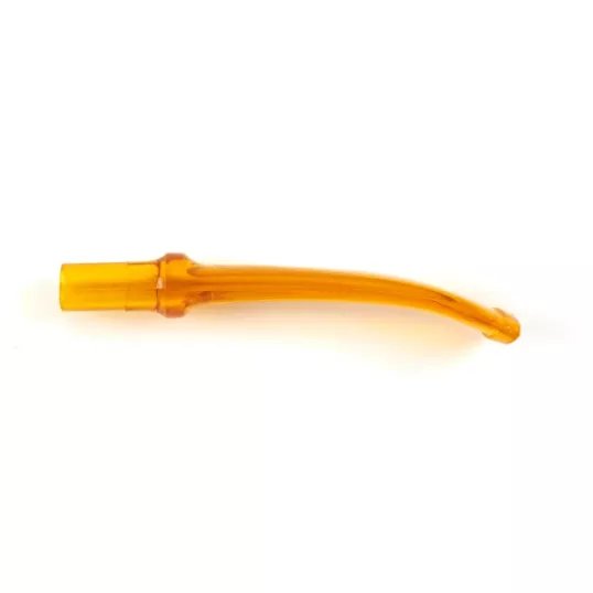 Missouri Meerschaum dán típusú hajlított kukorica pipa szopóka, 6mm filteres pipákhoz - sárga