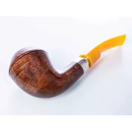 Mastro de Paya Ciocco D07 barna színű, bruyere gyökér pipa közepes kazán méret, 9mm-es filterrel - bulldog