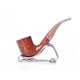 Mastro de Paya Pompei L02 világos barna színű pipa, hanga gyökérből enyhén hajlított szárral - 9mm filterrel, bent - Mastro de Paya