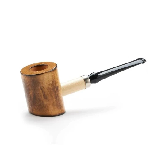 Missouri Meerschaum 2023 Charred Hardwood Poker juharfa pipa, filteres, egyenes szárral - Bent