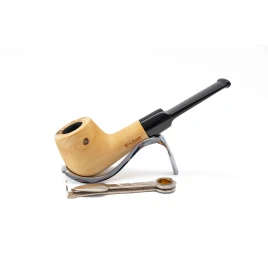 Padonio olivafa pipa 9mm filterrel - egyenes nyerges szárral - apple forma
