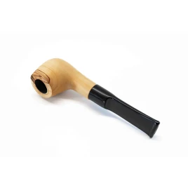 Padonio olivafa pipa 9mm filterrel - egyenes nyerges szárral - apple forma