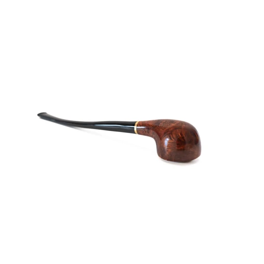 Padonio Churchwarden – olvasó pipa 9mm filteres, középbarna színű, enyhén hajlított szárral, tomato forma