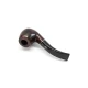Padonio bruyer pipa 9mm filterrel, hajlított szárral, Billiard-bent forma