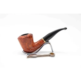 Padonio bruyer pipa 9mm filterrel, enyhén hajlított szárral, Dublin forma
