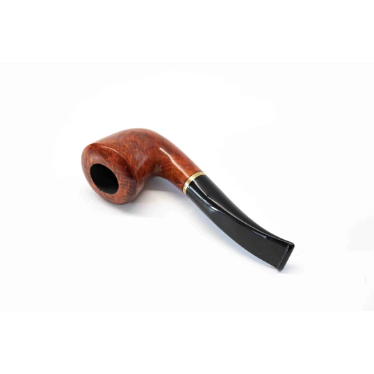 Padonio bruyer pipa 9mm filterrel, enyhén hajlított szárral, Dublin forma
