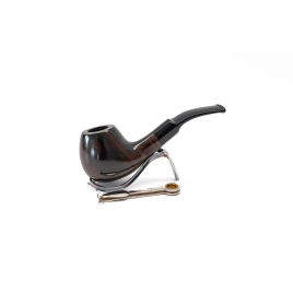 Padonio bruyer pipa 9mm filterrel, hajlított nyerges szárral, Apple-Bent forma
