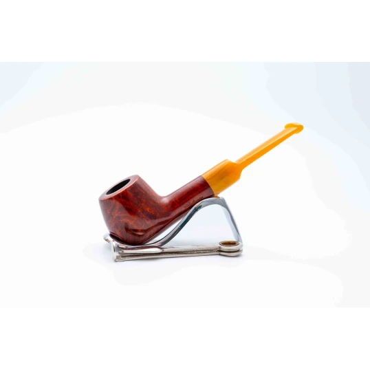 Padonio bruyer pipa 9mm filterrel, egyenes nyerges szárral, Billiard forma