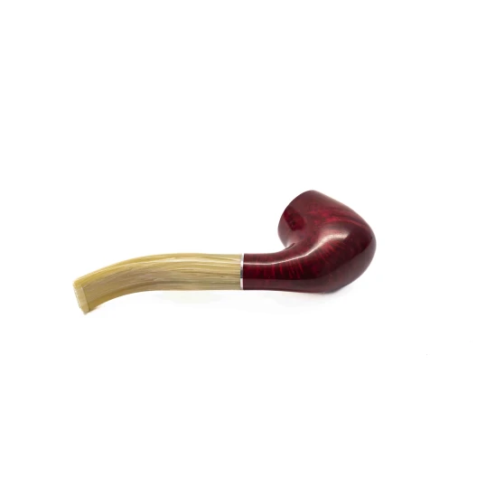 Padonio bruyer pipa 9mm filterrel, hajlított szárral, Billiard-Bent forma