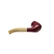 Padonio bruyer pipa 9mm filterrel, hajlított szárral, Billiard-Bent forma