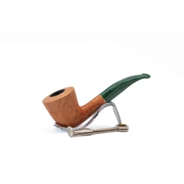 Padonio bruyer pipa 9mm filterrel, enyhén hajlított szárral, Dublin forma -1