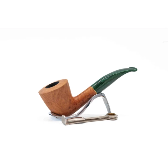 Padonio bruyer pipa 9mm filterrel, enyhén hajlított szárral, Dublin forma -1