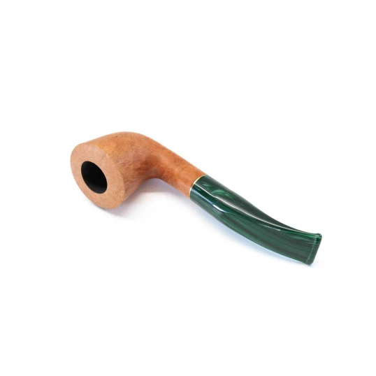 Padonio bruyer pipa 9mm filterrel, enyhén hajlított szárral, Dublin forma -1
