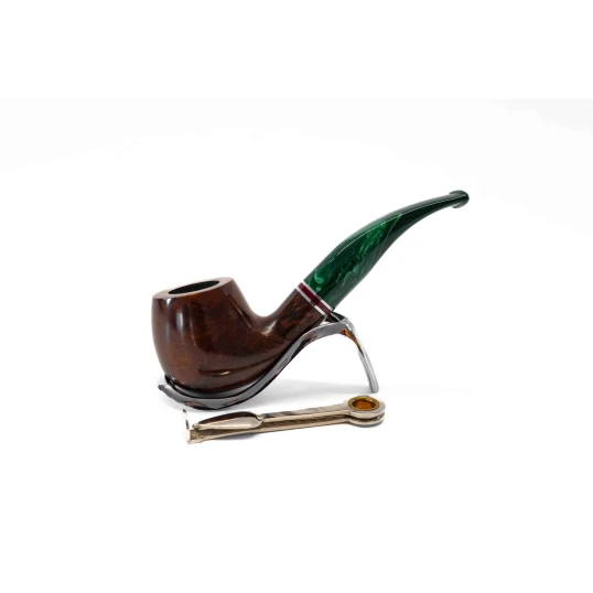 Padonio bruyer pipa 9mm filterrel, hajlított szárral, Bent forma