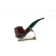 Padonio bruyer pipa 9mm filterrel, hajlított szárral, Bent forma