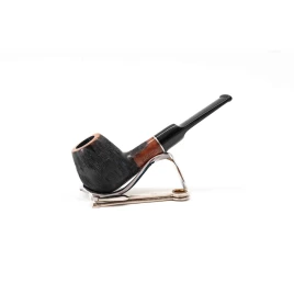 Padonio rusztikolt hatású bruyer pipa 9mm filterrel, egyenes szárral, Brandy forma