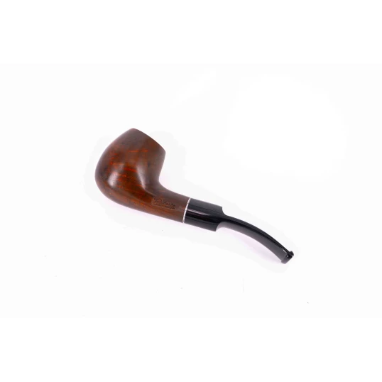 Padonio Brown Bent briar pipa sötétbarna színű - enyhén hajlított akril csutorával