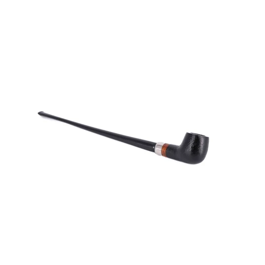 Padonio olvasópipa – egyenes szárú, klasszikus billiard forma, hangagyökérből, filteres, sandblast, 26.5 cm