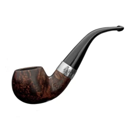 Peterson Aran 03 barna polírozott bent apple pipa – 9 mm filteres, fishtail szopókával