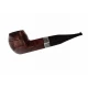 Peterson Aran 150 barna polírozott bulldog pipa – 9 mm filteres, fishtail szopókával - Peterson Aran