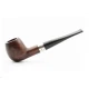 Peterson Aran 87 barna polírozott apple pipa – 9 mm filteres, fishtail szopókával