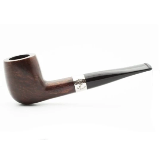Peterson Aran X105 barna polírozott billiard pipa – 9 mm filteres, fishtail szopókával - Peterson Aran