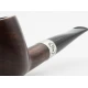 Peterson Aran X105 barna polírozott billiard pipa – 9 mm filteres, fishtail szopókával