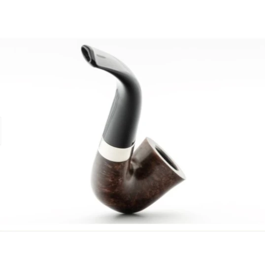 Peterson Aran 05 barna polírozott bent calabash pipa – 9 mm filteres, fishtail szopókával