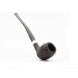 Peterson Tavern Rustic Belge enyhén hajlított filter nélküli churchwarden pipa