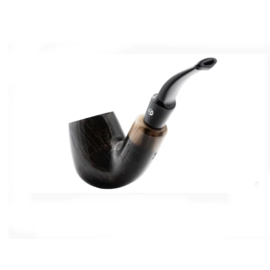 A Rattray’s The Bull Grey Light Top 145 billiard formájú briar pipa 9mm-es filterrel hajlított szárral
