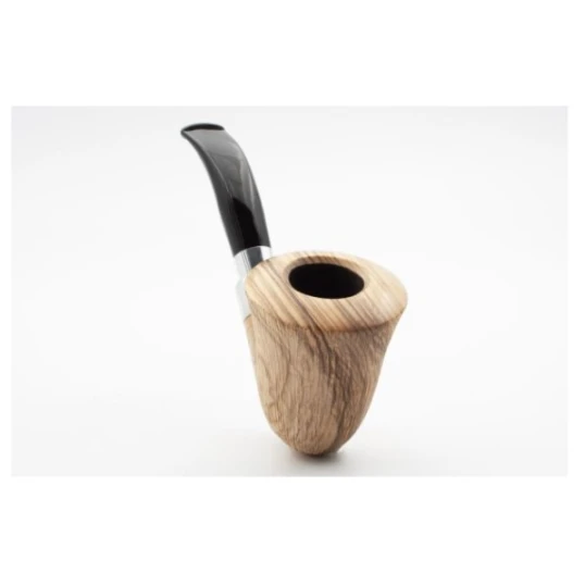 Rattray’s Carnyx Olive Brushed olívafa pipa – 9 mm filterrel, két szopókával