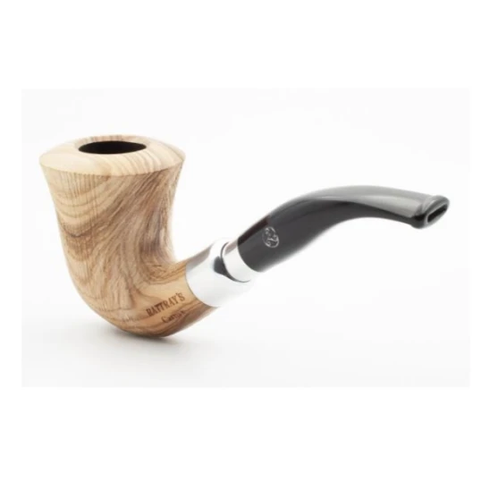 Rattray’s Carnyx Olive Brushed olívafa pipa – 9 mm filterrel, két szopókával