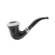 Rattray’s Nimbus G Calabash formájú briar pipa 9mm-es filter, hajlított szár, széles ezüst színű gyűrű - Rattrays Nimbus