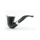 Rattray’s Nimbus G Calabash formájú briar pipa 9mm-es filter, hajlított szár, széles ezüst színű gyűrű