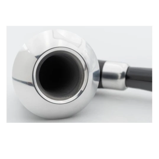 Rattray’s Nimbus G Calabash formájú briar pipa 9mm-es filter, hajlított szár, széles ezüst színű gyűrű
