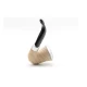 Rattray’s Nimbus G Natural Calabash formájú briar pipa 9mm-es filter, hajlított szár, széles ezüst színű gyűrű