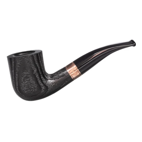 Rattray’s Distillery G Black 106 billiard formájú körisfa pipa grafit betéttel 9mm-es filterrel enyhén hajlított szárral