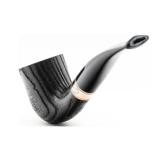 Rattray’s Distillery G Black 106 billiard formájú körisfa pipa grafit betéttel 9mm-es filterrel enyhén hajlított szárral