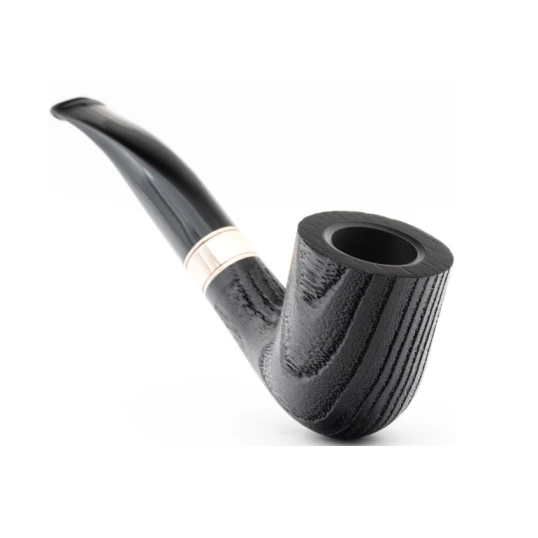 Rattray’s Distillery G Black 106 billiard formájú körisfa pipa grafit betéttel 9mm-es filterrel enyhén hajlított szárral