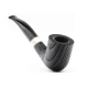 Rattray’s Distillery G Black 106 billiard formájú körisfa pipa grafit betéttel 9mm-es filterrel enyhén hajlított szárral