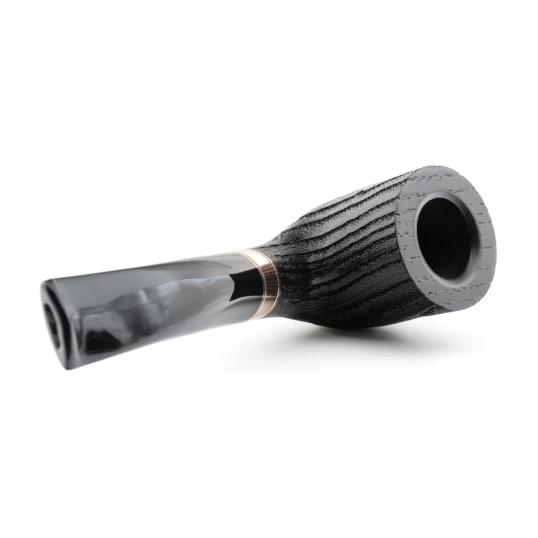 Rattray’s Distillery G Black 106 billiard formájú körisfa pipa grafit betéttel 9mm-es filterrel enyhén hajlított szárral