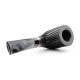 Rattray’s Distillery G Black 106 billiard formájú körisfa pipa grafit betéttel 9mm-es filterrel enyhén hajlított szárral