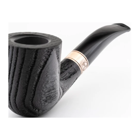 Rattray’s Distillery G Black 106 billiard formájú körisfa pipa grafit betéttel 9mm-es filterrel enyhén hajlított szárral
