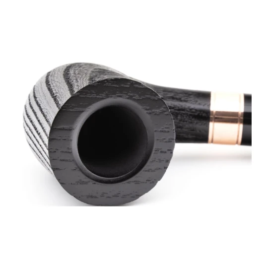 Rattray’s Distillery G Black 106 billiard formájú körisfa pipa grafit betéttel 9mm-es filterrel enyhén hajlított szárral