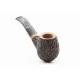 Rattray s Skye Rustic 211 rusztikolt  bruyer pipa 9mm filterrel - Sötétbarna színű