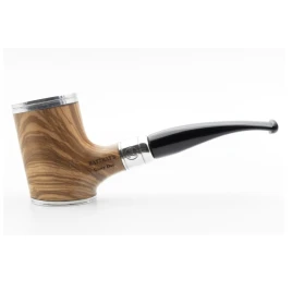 Rattray’s Glory Day Cap Olive Smooth póker alakú briar állópipa 9mm-es filterrel enyhén hajlított szárral